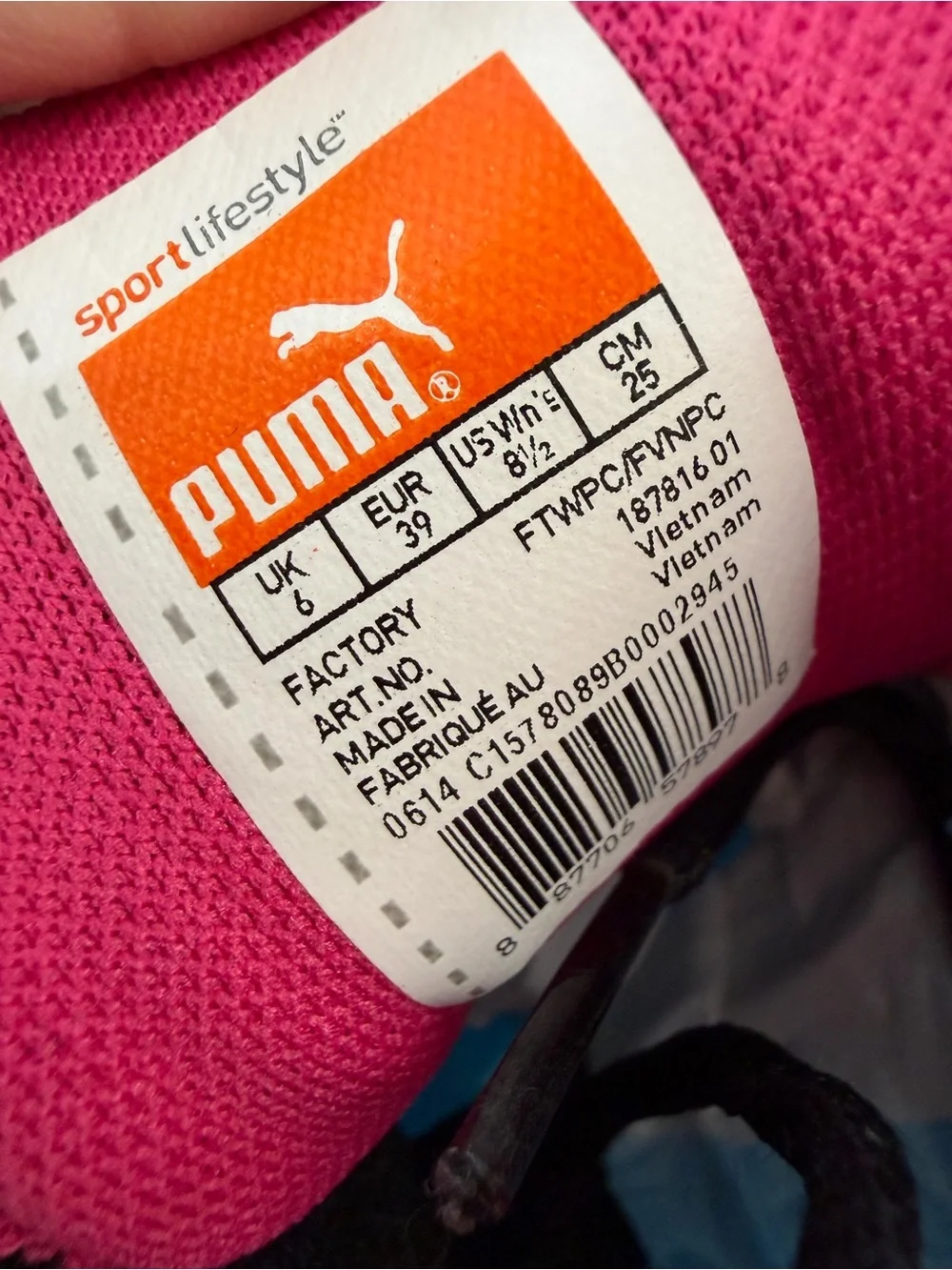 Puma Tazon 6 women's cross-trainer sneakers size 8.5